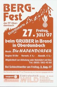 FF Bergfest@Gruber In Brand