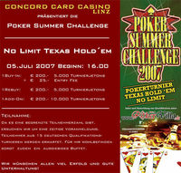 Poker Summer Challenge@Concord Card Casino Linz