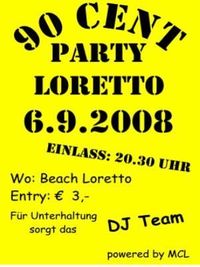 90 Cent Party Loretto@Beach Loretto
