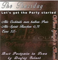 The Thursday@VIP Lounge Bar