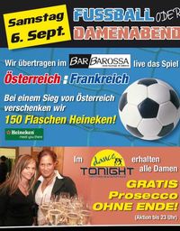 Fussball oder Damenabend