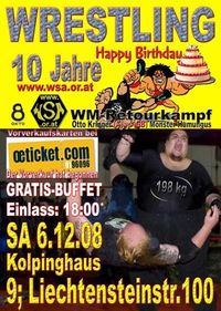 Wrestling Jubiläumshow der WSA@Kolpinghaus Alsergrund