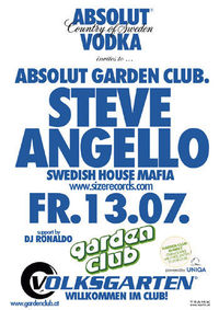 Absolut Garden Club - Steve Angello@Volksgarten Clubdisco