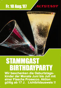 Stammgast Birthdaybarty@Altstadt reloaded