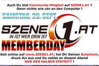 SZENE1 Memberday!@Segabar Linz