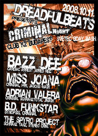 DFB pres. Criminal Night Budapest@K2 (Kashmir)