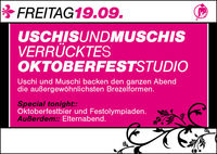 Uschi und Muschis verrücktes Oktoberfest Studio@Musikpark-A1