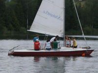 segeln mit karli am maltschachersee :D