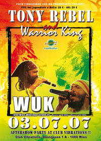 LIVE: Tony Rebel & Warrior@WUK