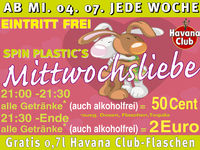 Mittwochsliebe mit Dj Spin Plastic