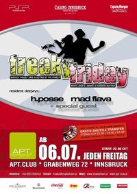 FREAKY FRIDAY- weekly house and ele@Apt Club