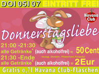 Donnerstagsliebe mit Dj Andy Rythm