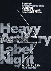 Bounce! - Heavy Artillery label night