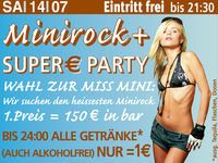 Minirock  + Super € Party