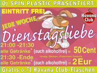 Dienstagsliebe mit Dj Spin Plastic