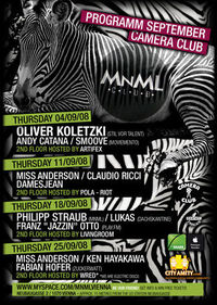 MNML with Claudio Ricci,Miss Anderson and Damesjean@Camera club