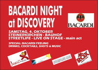 Discovery mit Bacardi Night@Steinerkirchner Bauhof