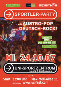 Sportler-Party@Uni-Sportzentrum