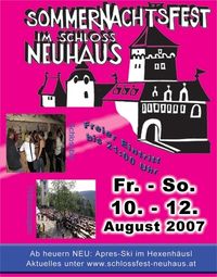 Sommernachtsfest im Schloss Neuhaus@Schloss Neuhaus