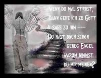 ★♡ Wenn DU mal stirbst dann gehe ich zu Gott&sage zu ihm..du hast doch genug Engel warum nimmst du mir MEINEN???★♡