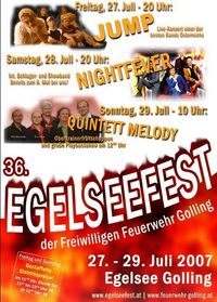 Egelseefest Golling 2007@Festzelt am Egelsee