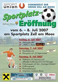 Somerfest der Union Zell am Moos@Sportplatz Zell am Moo