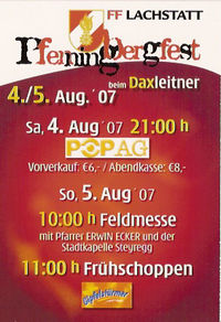 Pfenningbergfest@GH Daxleitner