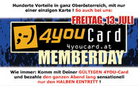 4YouCARD - Memberday@Segabar Linz