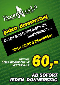 Getränke Gutschein Tombola@Boomboocha