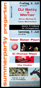 Summer Party 07@Freibadparkplatz