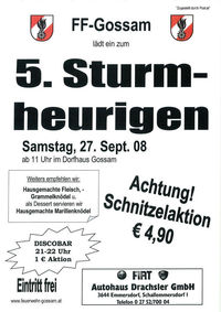 5. Sturmheuriger @Dorfhaus Gossam