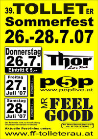 39. Tolleter Sommerfest 26.-28.7.07@Park beim Schloss