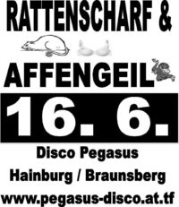 Rattenscharf & Affengeil@Disco Pegasus