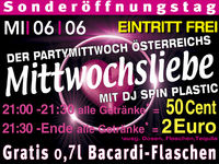 Mittwochsliebe mit Dj Spin Plastic