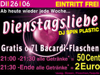 Dienstagsliebe mit Dj Spin Plastic@Excalibur