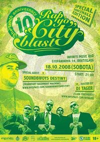 Rap Yo City Blast 10@Infiniti Music Bar