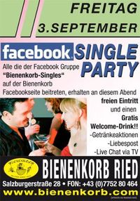 Facebook Single Party@Bienenkorb Ried