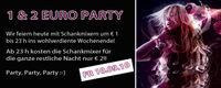 €1 & €2 Party@Lava Lounge Linz