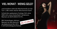 Viel Monat - Wenig Geld?@Lava Lounge Linz