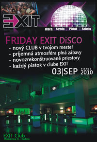 Friday Exit Disco@Exit VIP Club