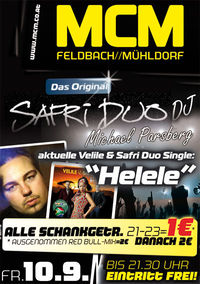 Safri Duo DJ Michael Parsberg live!@MCM  Feldbach