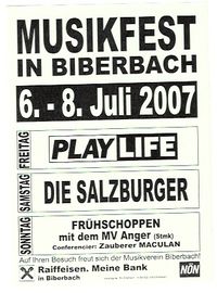 Musikfest in Biberbach@Lagerhausplatz