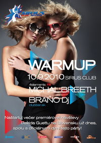 Warm Up Party David Guetta@Sirius Club