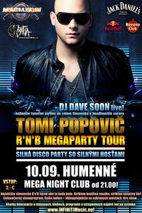 Tomi Popovič Tour@Mega Night Club