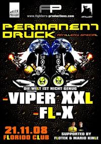 Permanent Druck - Artillery Special mit Viper XXL & FL-X@Florido Beach