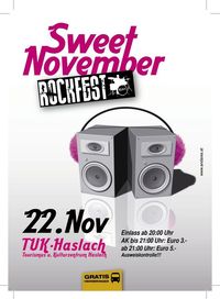 Sweet November@TUK - Haslach