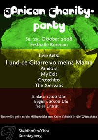 African Charity Party@Festhalle Rosenau/Sonntagberg