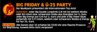 Big Friday & Ü25 Party@Musikpark-A1