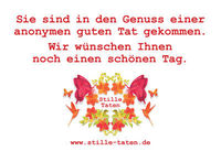 Beurteile andere nach Taten nicht nach Worten!...