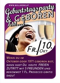 Geburtstagsparty & Geboren am ...!